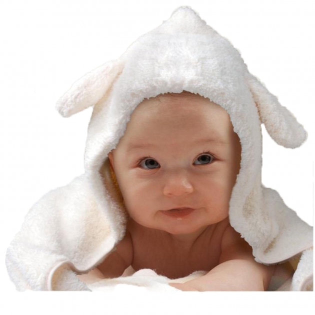 Baby Hooded Towel Robe 1